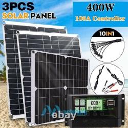 Kit de panneaux solaires 2000 Watts avec chargeur de batterie 100A 12V et contrôleur pour caravane et bateau.