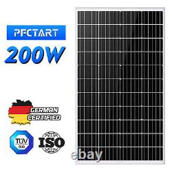 Kit de panneaux solaires de 2400 Watts, chargeur de batterie 100A 12V avec contrôleur pour caravane et bateau.