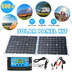 Kit de panneaux solaires de 3000 watts avec chargeur de batterie 100A 12V et contrôleur pour caravane bateau
