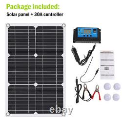 Kit de panneaux solaires de 400 watts 12 volts avec contrôleur de charge MPPT de 100 ampères pour l'énergie domestique hors réseau