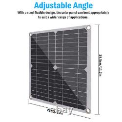 Kit de panneaux solaires de 400 watts avec chargeur de batterie 100A 12V/24V et onduleur de 6000W