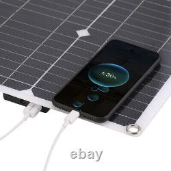 Kit de panneaux solaires de 4000 watts avec chargeur de batterie 100A 12V et contrôleur pour caravane et bateau.