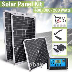 Kit de panneaux solaires de 400W avec onduleur de 5000W, chargeur de batterie et contrôleur de 100A pour système hors réseau.
