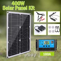 Kit de panneaux solaires de 800 watts avec chargeur de batterie et contrôleur pour caravane et bateau