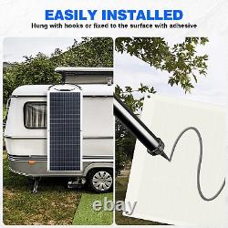Kit de panneaux solaires flexibles 100 200 300 Watt 12V Mono hors réseau pour camping, maison, bateau, camping-car