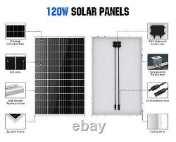Kit de panneaux solaires monocrystallins ECO-WORTHY 200W 240W Watt 12V Volt pour la maison et les véhicules récréatifs