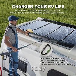 Kit de panneaux solaires pliables portables de 400W pour station d'alimentation de générateur RV/Maison