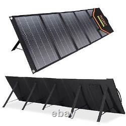 Kit de panneaux solaires portables de 40W 60W 200W pour chargeur de batterie domestique extérieur pour camping-car et bateau