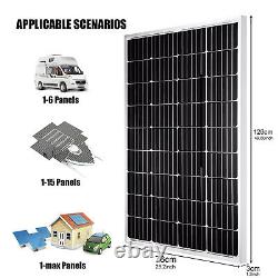 Kit de panneaux solaires premium de 1000 watts, système 12 volts pour maison, camping-car, jardin hors-réseau.