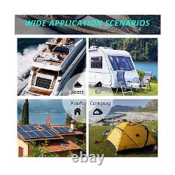 Kits solaires pour camping-car avec panneau solaire souple monocristallin ETFE de 100 watts et régulateur PWM LCD de 20A