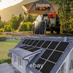 Module solaire PV mono 400W Watt 12V hors réseau pour camping-car, marine, maison aux États-Unis