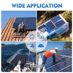 Module solaire monocristallin de 600W, 12V, 100 watts pour camping-car et jardins