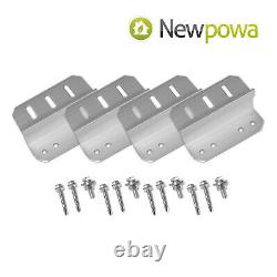 Newpowa 160w Watt Mono Panneau Solaire 12v Batterie Rv Kit Complet Hors Réseau