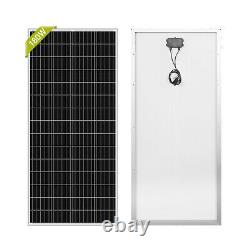 Newpowa 180w Watt Monocrystal Solar Panel 12v Batterie Rv Off Grid Kit Complet