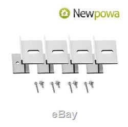 Newpowa 25w 12v Watt Mono Panneau Solaire Pwm 10a Contrôleur De Charge Um Support Kit