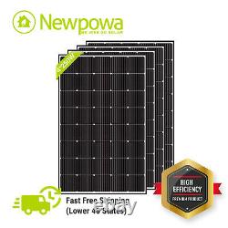 Newpowa Solar Panel 1000 Watt Mono Pour 12v Système Hors-grid Rv Toit Marine