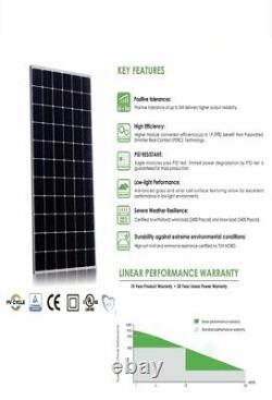 Nouveau 360w Mono 72 Cell Solar Panel 360 Watts Ul Certifié