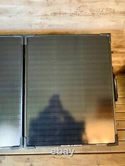 Nouveau But Zero Boulder 100 Watt Monocrystalline Briefcase Panneau Solaire Avec Sac