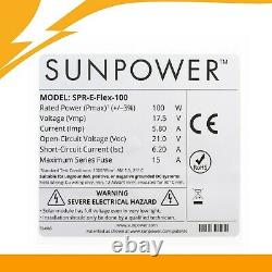 Nouveau Sunpower 110 Watt Mono Panneau Solaire Hors De L’alimentation Du Réseau