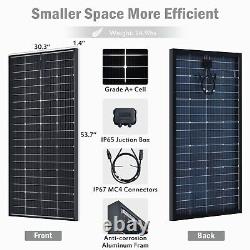 Panneau Solaire Bifacial 200 Watt 12v 10bb Panneaux Solaires Monocristallins Plus 5%-25%