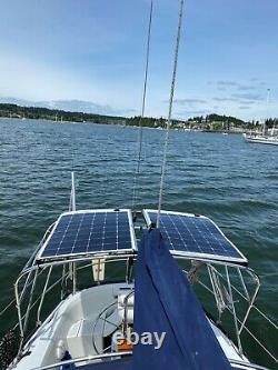 Panneau Solaire Flexible Sunpower 170 Watt. Haute Efficacité Pour Marine, Rv, Camping