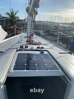 Panneau Solaire Flexible Sunpower 50 Watt. Haute Efficacité Pour Marine, Rv, Camping