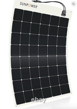 Panneau Solaire Flexible Sunpower De 170 Watts. Haut Rendement Pour Marine, Rv, Camping