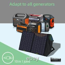 Panneau Solaire Pliable Watt 12v De 60w Pour La Centrale Électrique, Charge De Batterie, Téléphone Portable