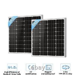 Panneau solaire 100W 200W Watt 12 Volts Mono PV Module pour chargeur de batterie de camping-car