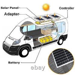 Panneau solaire 200 Watts 12V Monocristallin Module PV pour Caravane Bateau Camping-car Maison