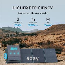 Panneau solaire BLUETTI PV120 120W pliable portable pour balcon alimentation en énergie solaire MPPT
