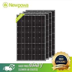 'Panneau solaire Newpowa 1000 Watt Mono pour système hors réseau 12V RV Marine Roof'