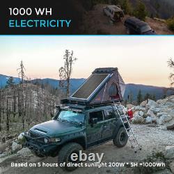Panneau solaire Renogy 50W 100W 115W 175W 200W 220W 12V Mono Hors Réseau pour Camping-car et Caravane