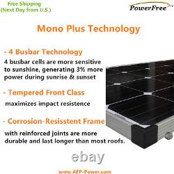 Panneau solaire de 150 watts utilisant des cellules MonoPlus pour batterie 12v, RV, bateau hors réseau