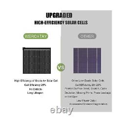 Panneau solaire de 200 watts, module PV monocristallin à haute efficacité de 25%, cellule 9BB