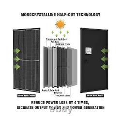 Panneau solaire de 200 watts, module PV monocristallin à haute efficacité de 25%, cellule 9BB
