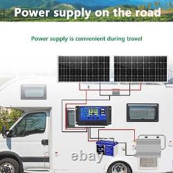 Panneau solaire de 200W pour chargeur de batterie 12V pour bateaux marins, camping-cars et voitures