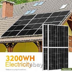 Panneau solaire mono 200W 400W 12V pour camping-car, maison, toit et hors réseau