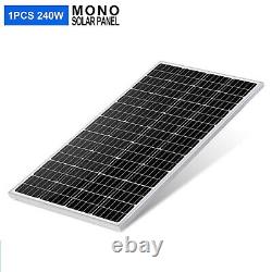 Panneau solaire mono 240W 12V - Module solaire compact de 240 watts pour camping-car et marine