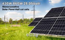 Panneau solaire mono 300w 400w 430W 500w 600w 800w 1000Watt pour maison hors réseau, caravane et camping-car