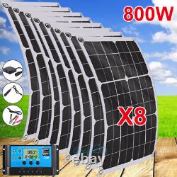 Panneau solaire monocristallin 12BB de 100W 400W 800W 1000W 12v pour maison et camping-car