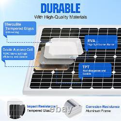 Panneau solaire monocristallin 200W 12V 200 Watts pour chargeur de batterie caravane maison