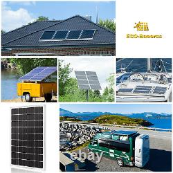 Panneau solaire monocristallin 200W 12V haute efficacité hors réseau pour camping-car et maison
