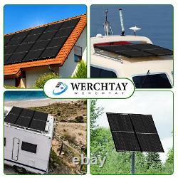 Panneau solaire monocristallin 300W 600W 900W 12V pour camping-car, maison hors réseau