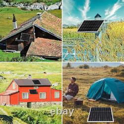 Panneau solaire monocristallin 400 W 18 V pour camping-car, maison hors réseau avec câble MC4