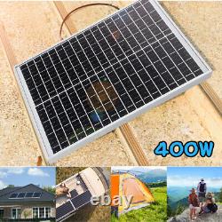 Panneau solaire monocristallin 400w 12v pour camping-car, maison hors réseau