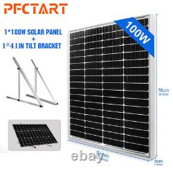 Panneau solaire monocristallin PFCTART 100W 200W 400W 1000W Watt PV 12V pour la maison et les véhicules récréatifs (VR)