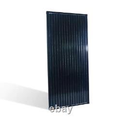 Panneau solaire monocristallin de 180 watts avec contrôleur de charge et cadre en aluminium