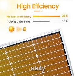 Panneau solaire monocristallin de 200 watts 200W 12V haute efficacité Mono Module 9BB