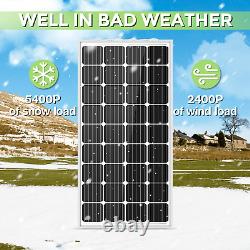 Panneau solaire monocristallin de 300W 12V pour la maison, le camping-car, la voiture et la batterie hors réseau PV